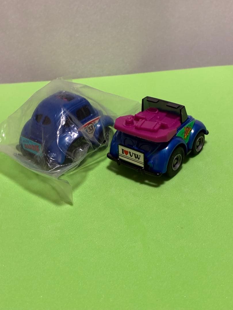 チョロQ、ワーゲン・紺メタ・ノーマルとオープン