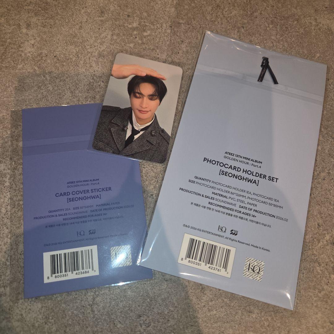 ソンファ　ATEEZ GOLDENHOUR　 POPUP　3点セット