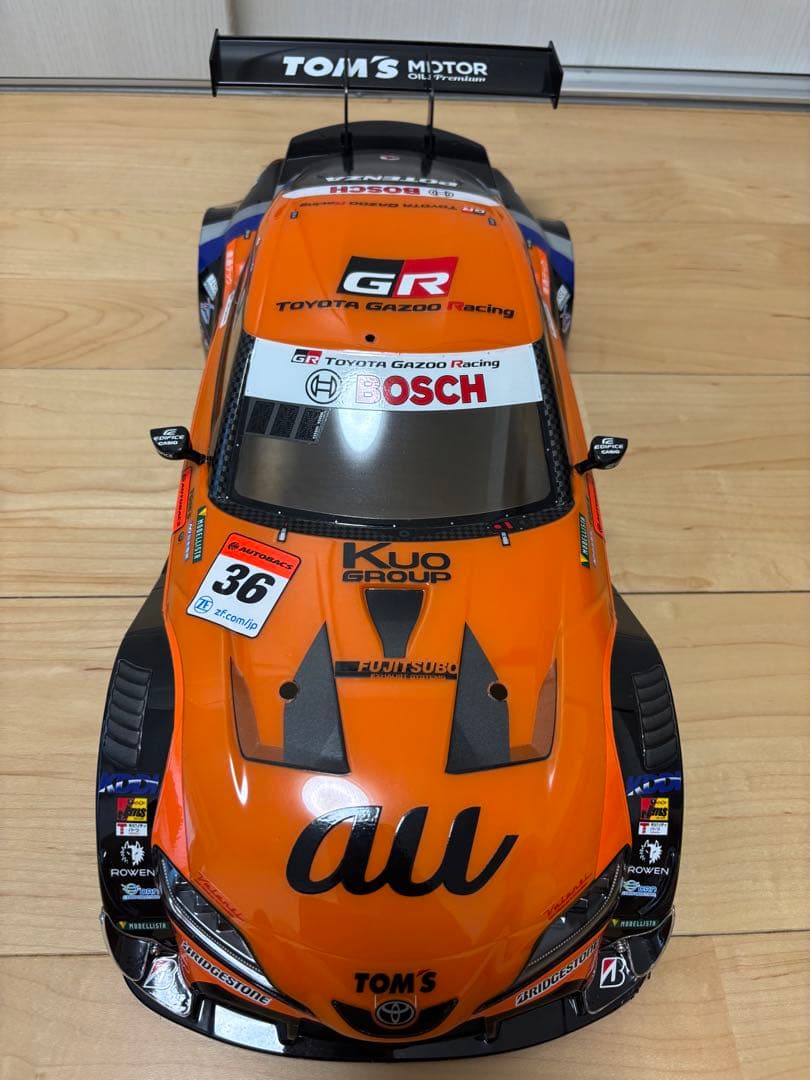 タミヤ tt02シャーシMOTULAUTECH GTR & TOM'Sスープラ