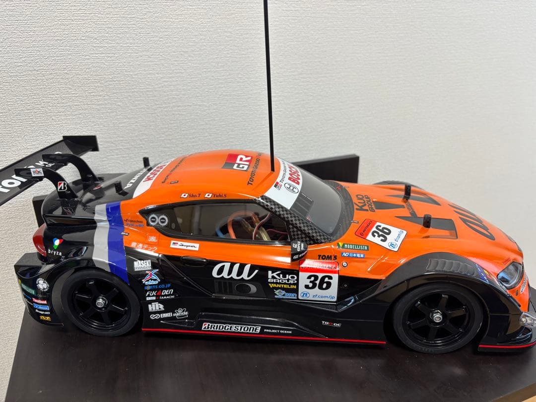 タミヤ tt02シャーシMOTULAUTECH GTR & TOM'Sスープラ