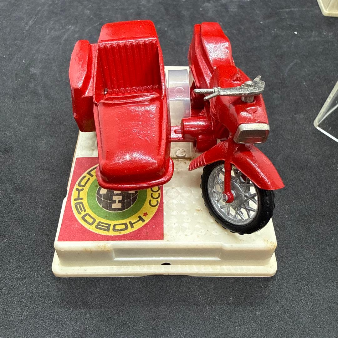 ヴィンテージ バイク サイドカー 模型 AHEIP2 レトロトイ