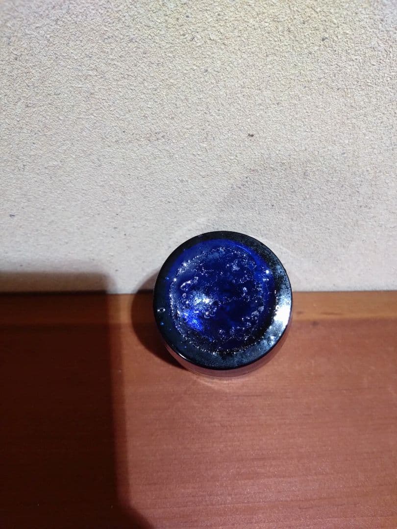 フランス    ブルー キャンドルグラス