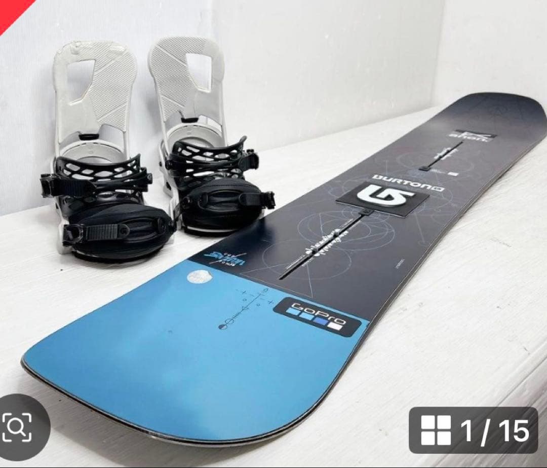 バートンカスタムcustomスノーボード156 カーテル