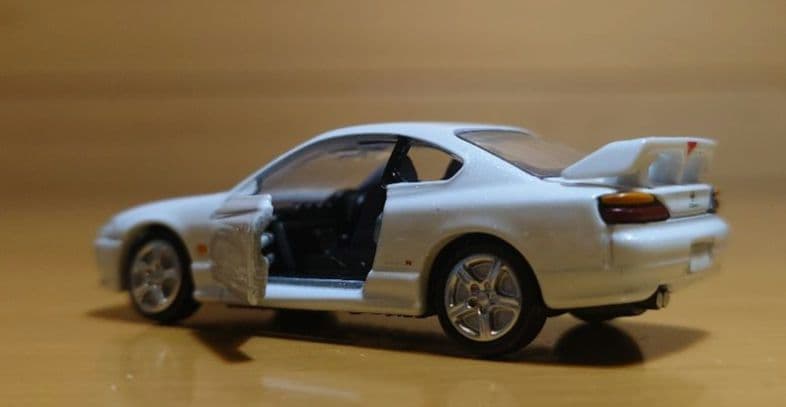 タカラトミートミカプレミアム　日産シルビア(s15) ホワイトパール限定色　白色