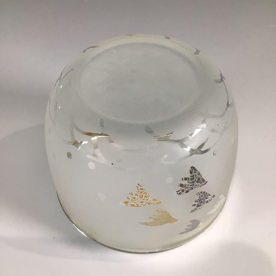 Ｐ６６０　棗　『高橋直樹造』『吹きガラス』『波千鳥文』『義山棗』　共箱　茶道具