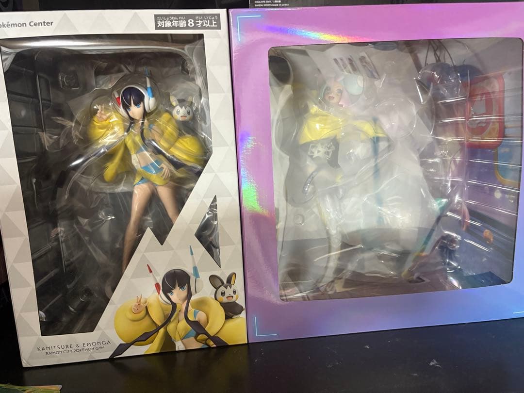 カミツレ&エモンガ フィギュア ポケモンセンター限定 ナンジャモフィギュア 壽屋