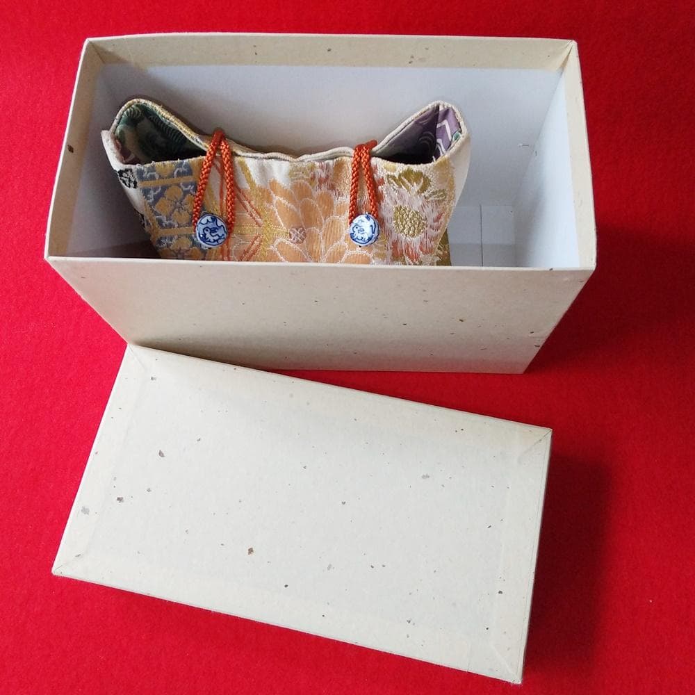 Toshi　純金泊　京洛の秋 貝桶と貝合わせ