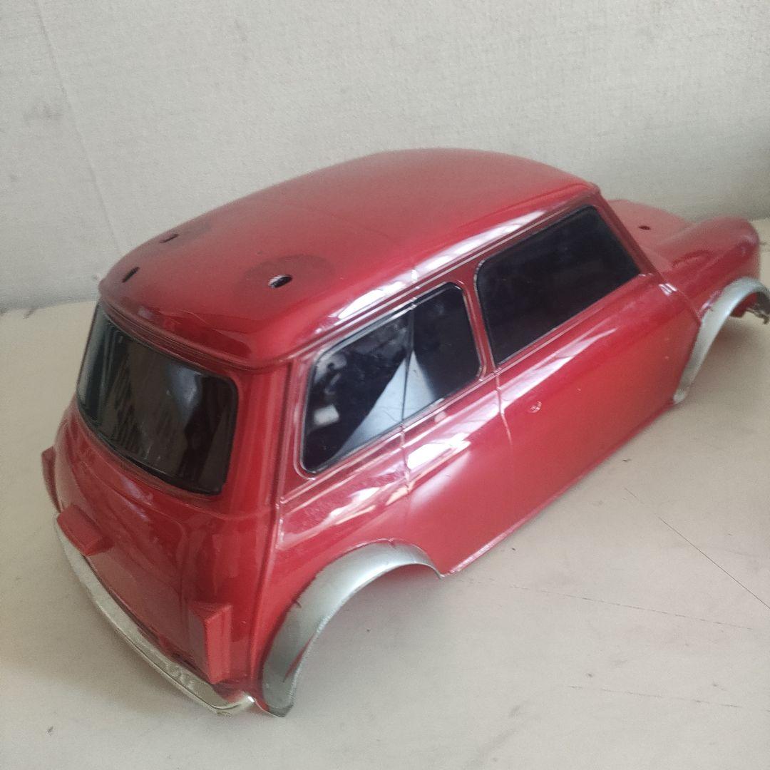 【当時物】タミヤ1/10 M-01シャーシメカセット、 ローバーミニボディ付き