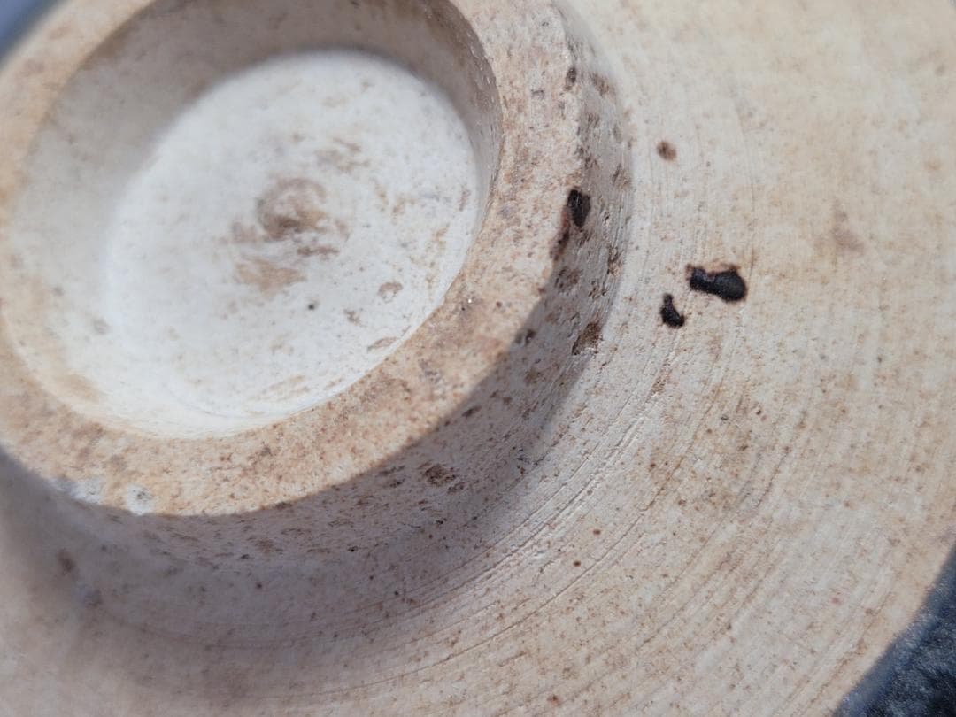 黒釉 窯変紋 茶碗 宋元時代 幅約15.7cm