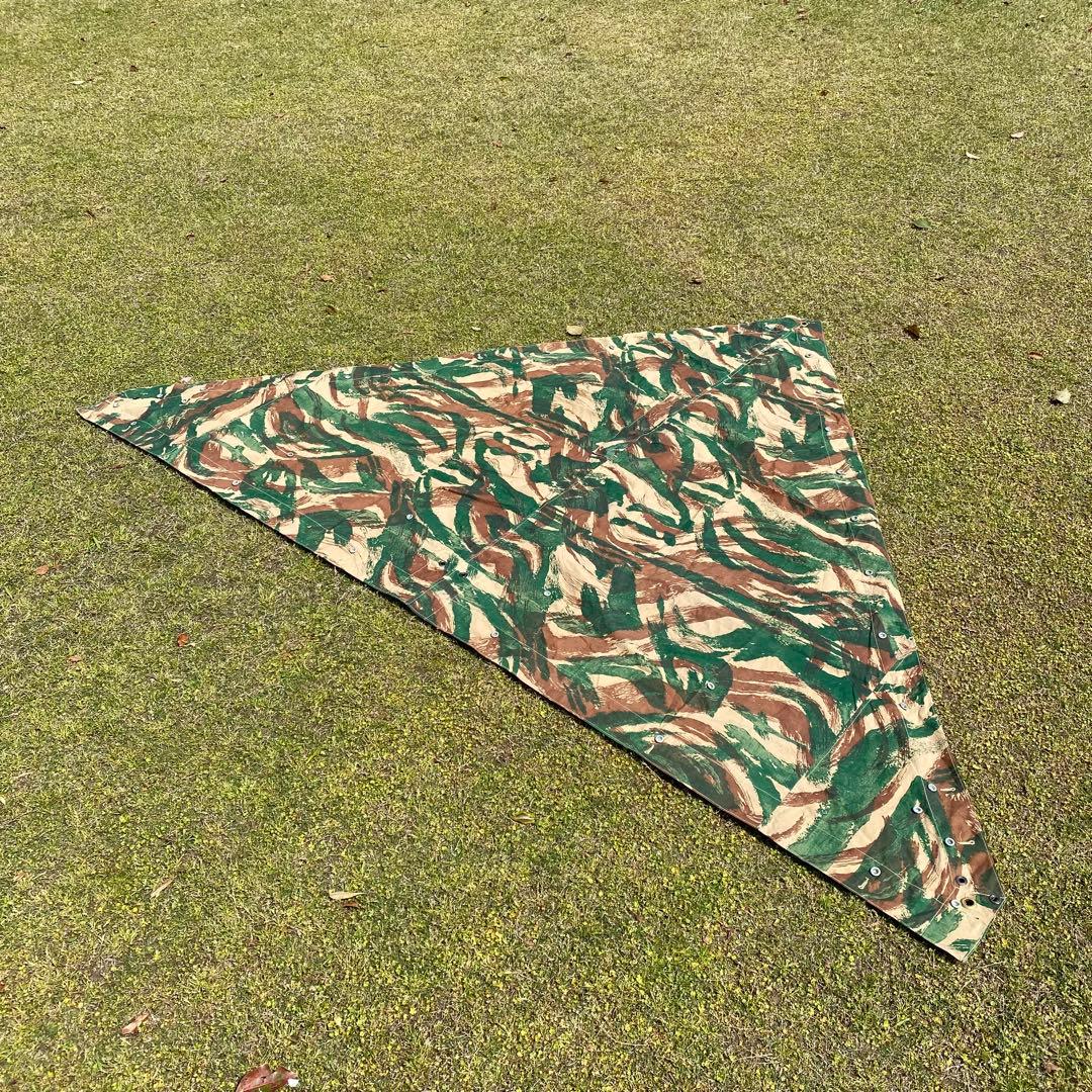 Y*4様 【入手困難】フランス軍幕　M51　リザードカモ　ツェルトバーン　4枚セ