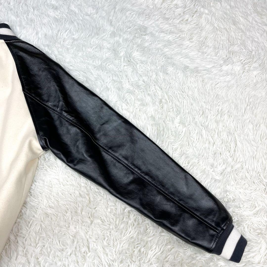 美品 パーリーゲイツ シンプソンズ コラボ スタジャン レザー切替 ワッペン