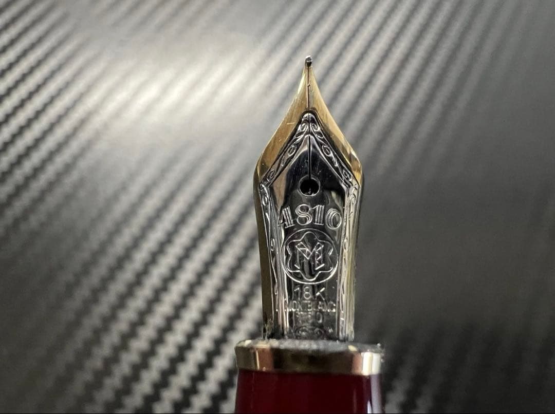 美品 モンブラン マイスターシュテュック 1442 ソリテール 万年筆 EF