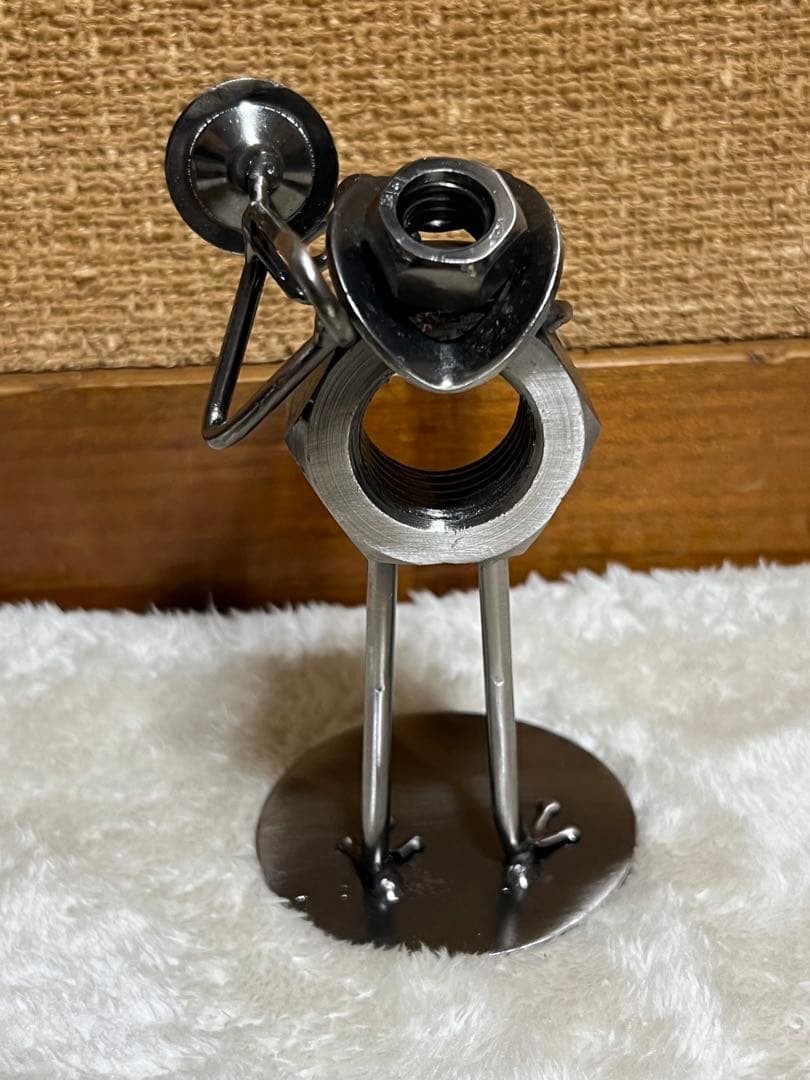 カエル　メタルクラフト　音楽隊　メタルアート　バイク