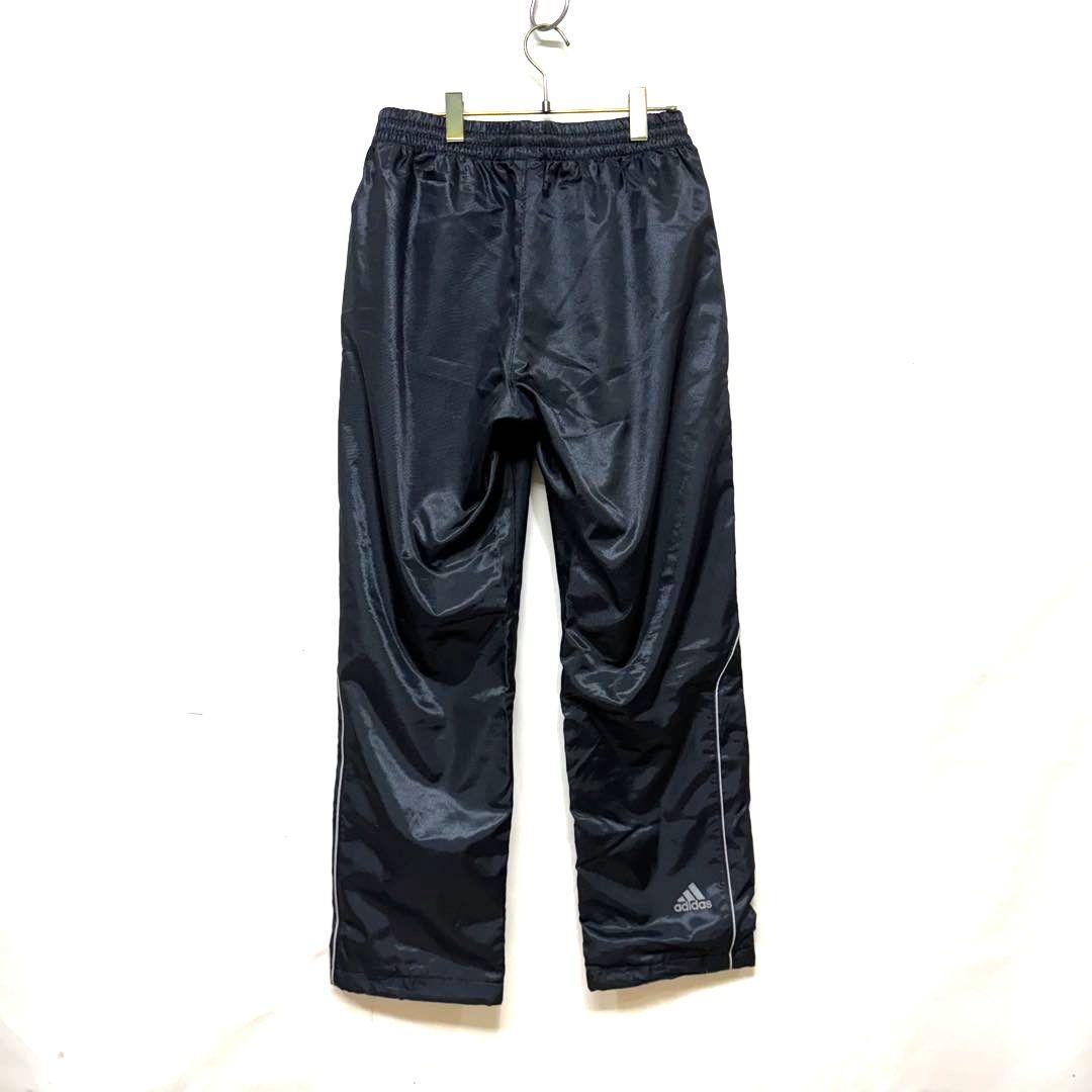 希少 00's y2k adidas 万国旗 ナイロン 上下セットアップ 黒