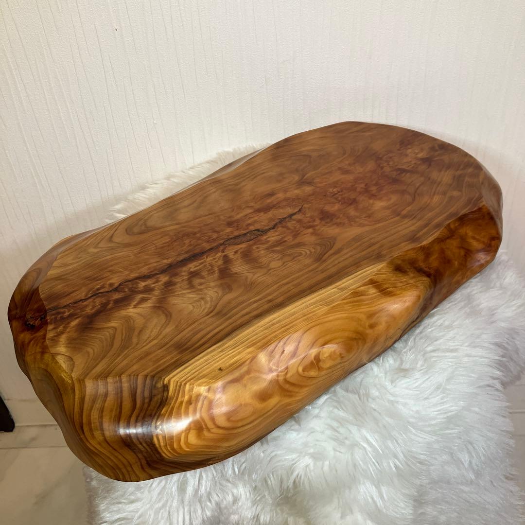 希少品　屋久杉飾り台　一枚板　屋久杉　置台　屋久杉工芸品　世界遺産　花台