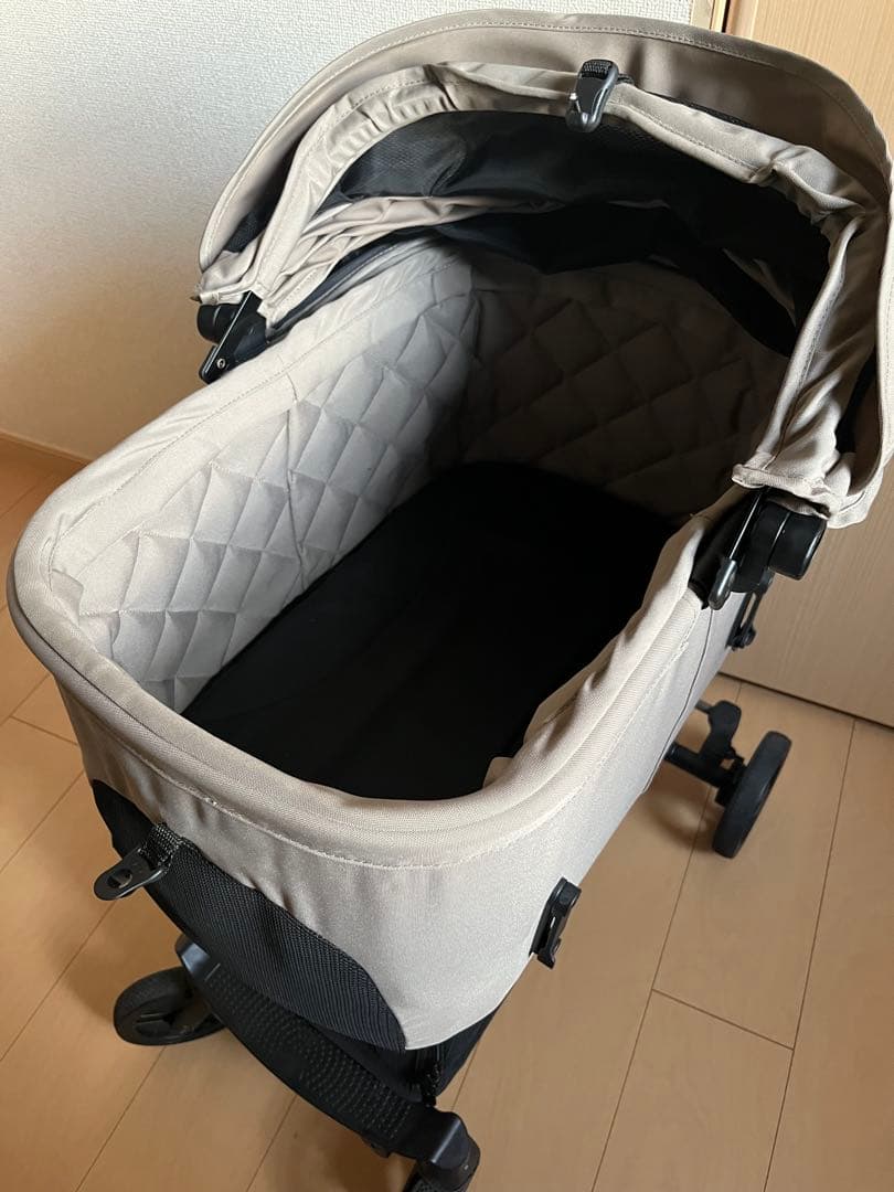 ベージュ 折りたたみ式 ペットカート