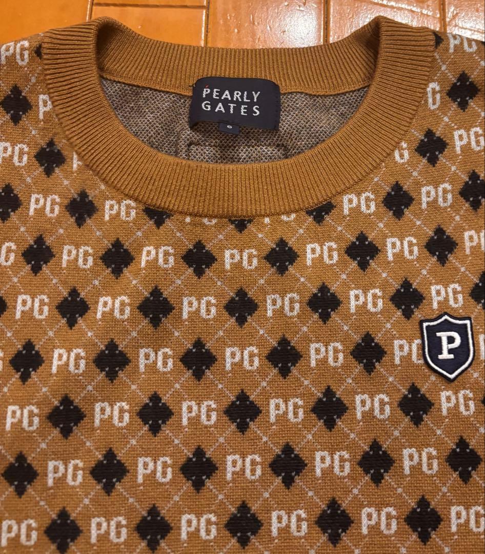 パーリーゲイツ　アーガイルチェック　セーター