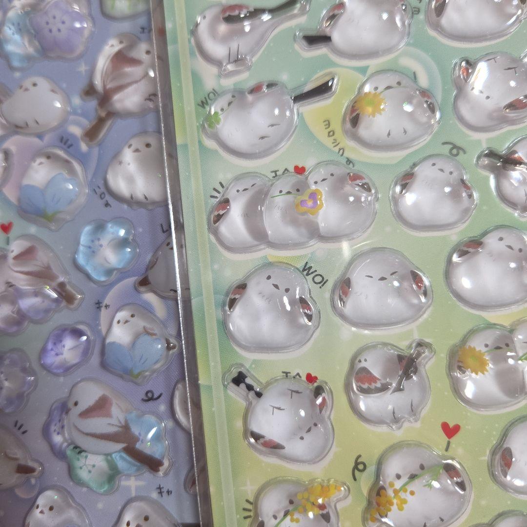 シールまとめ売り　コットンパフィー　おはじき　うるちゅる