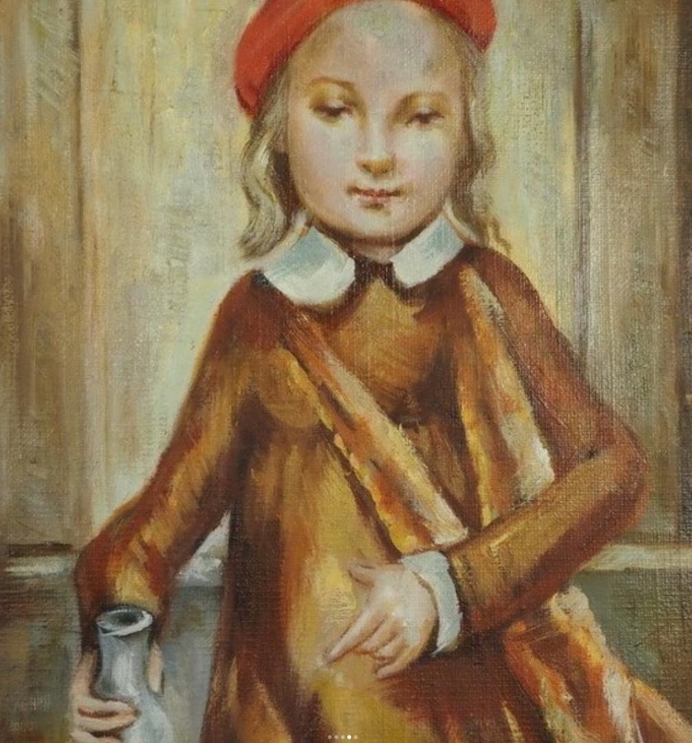 早い者勝ち　藤田嗣治　ー　少女