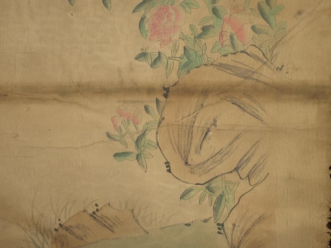 中国古美術 清時代の人物図　肉筆絵　激安骨董品 BD280A13-2