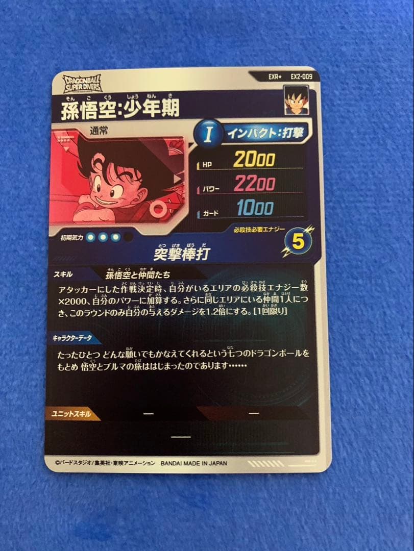 極美品　ドラゴンボールスーパーダイバーズ　神龍EXR パラレル　孫悟空