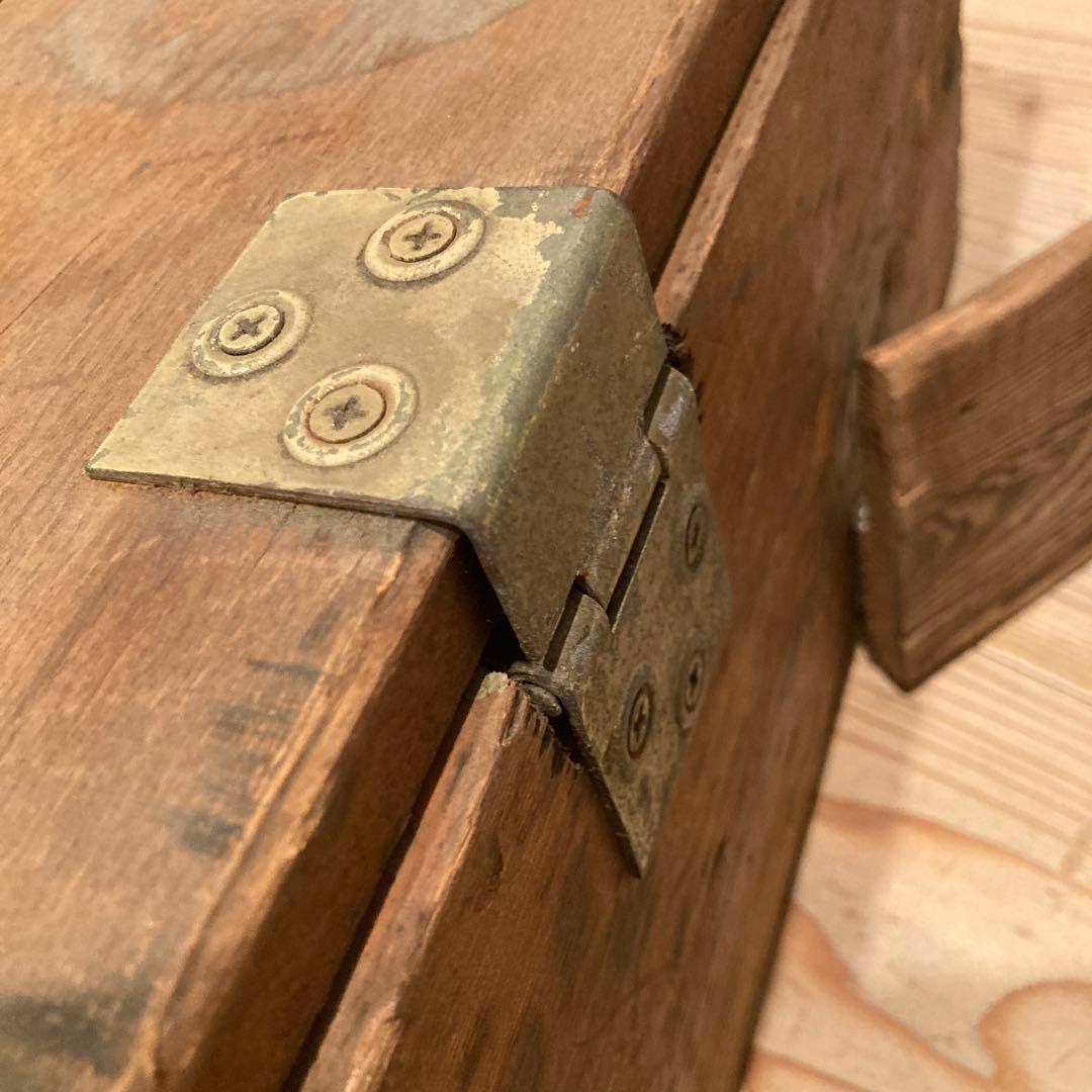 ブレイズ 　US アンティーク 木箱 ヴィンテージ　弾薬箱　工具箱 用具箱