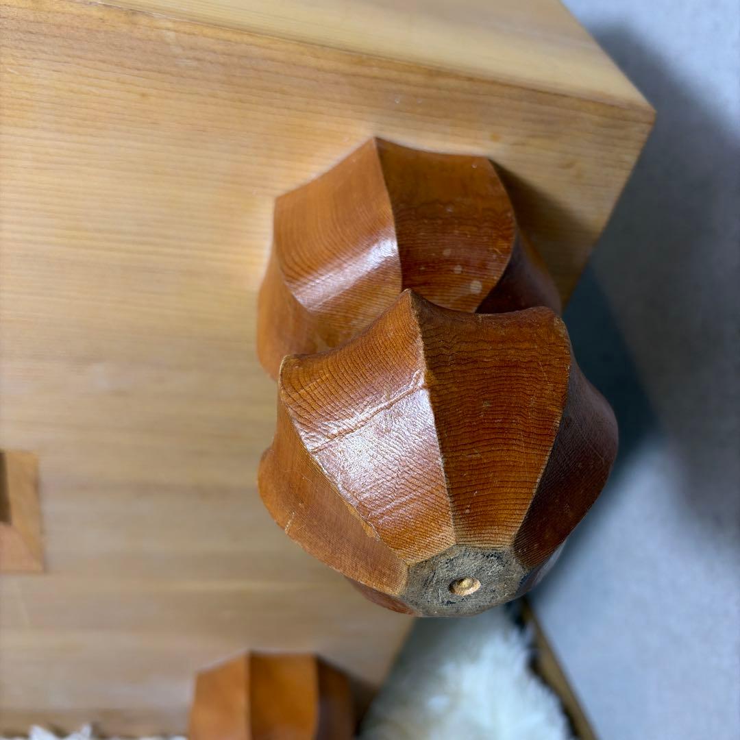 囲碁盤 本榧 天地柾目 ヘソ・脚付き 特大5.8寸