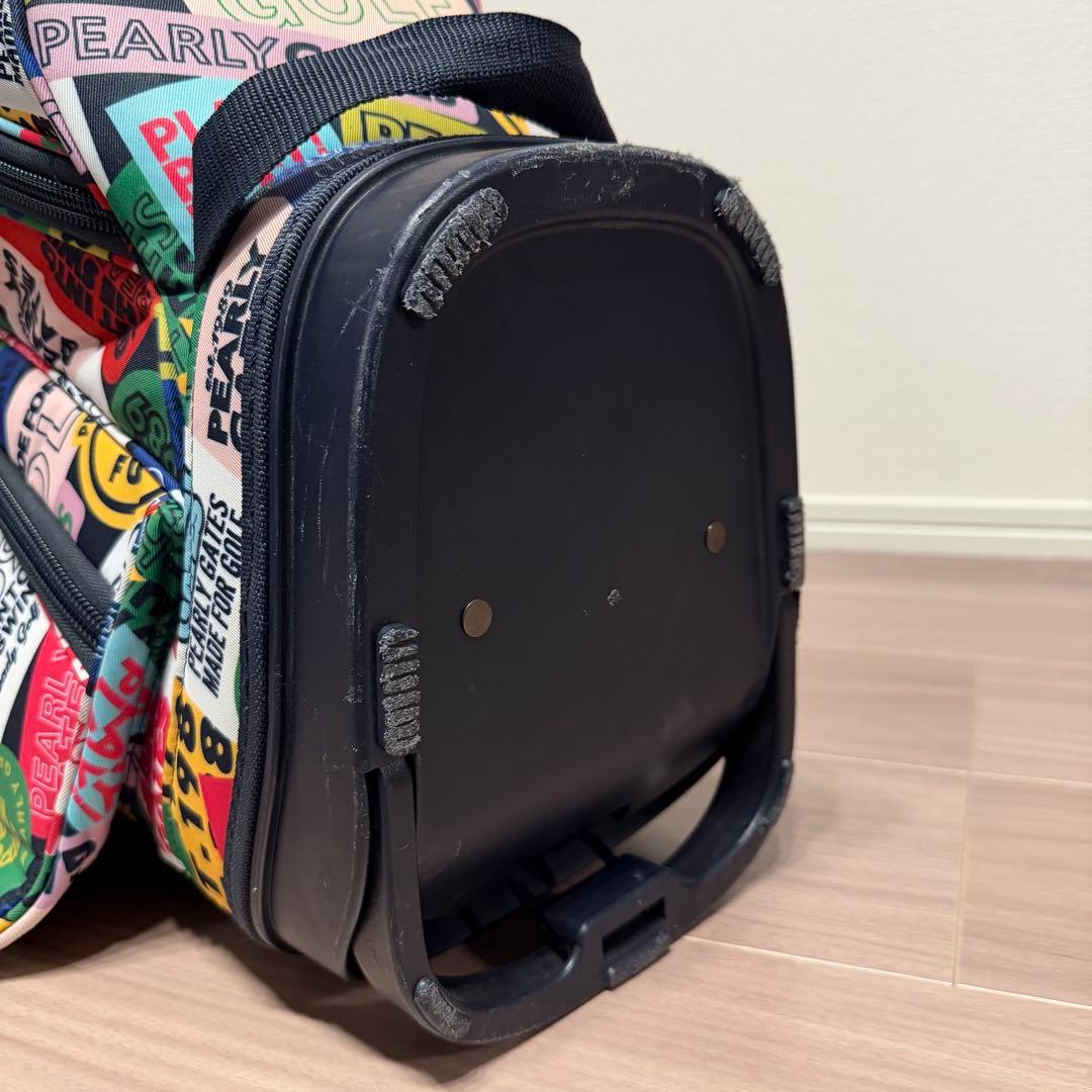 【希少】パーリーゲイツ キャディバッグ カラフルワッペン【極上品】