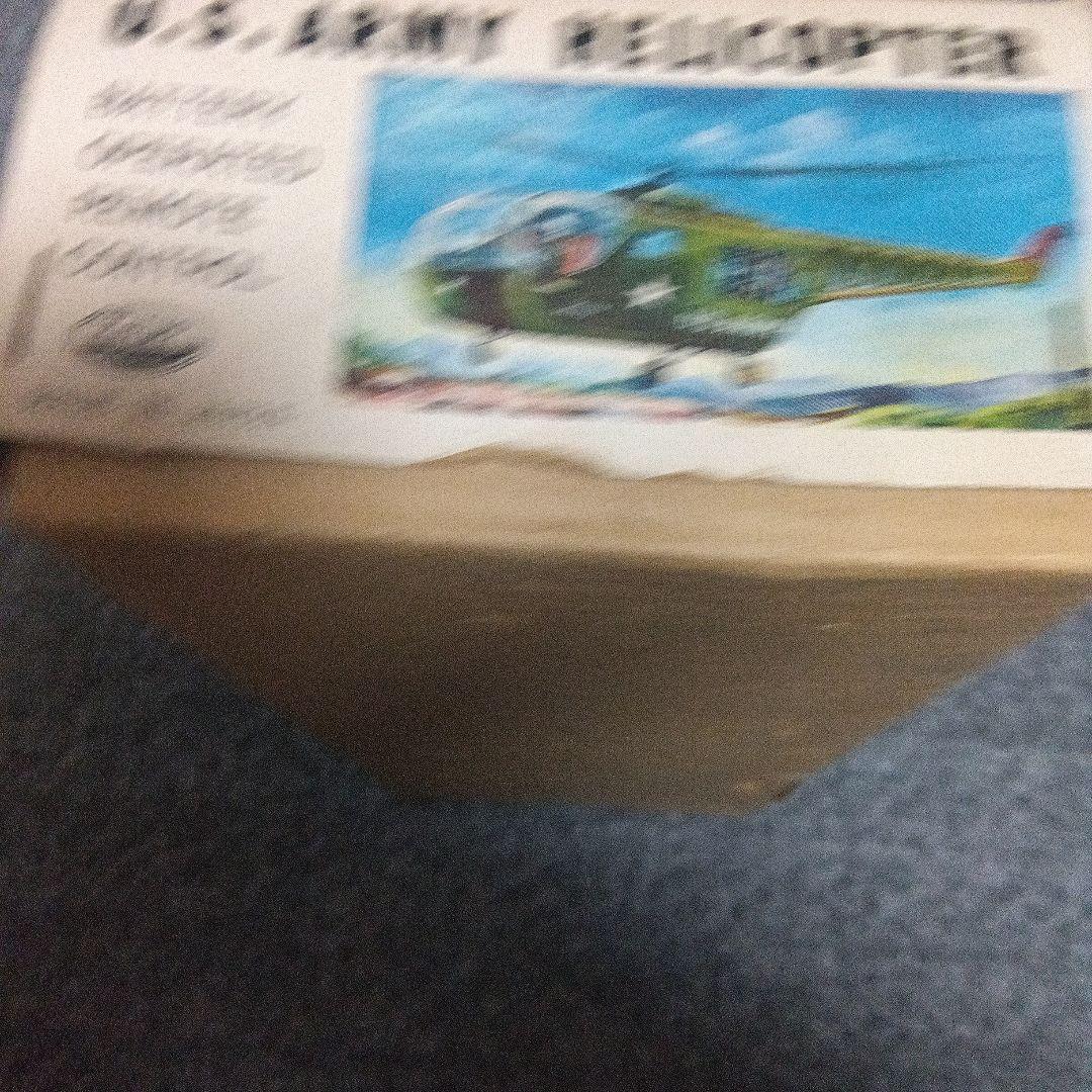 US ARMY ヘリコプター 動作可能 車輪付き