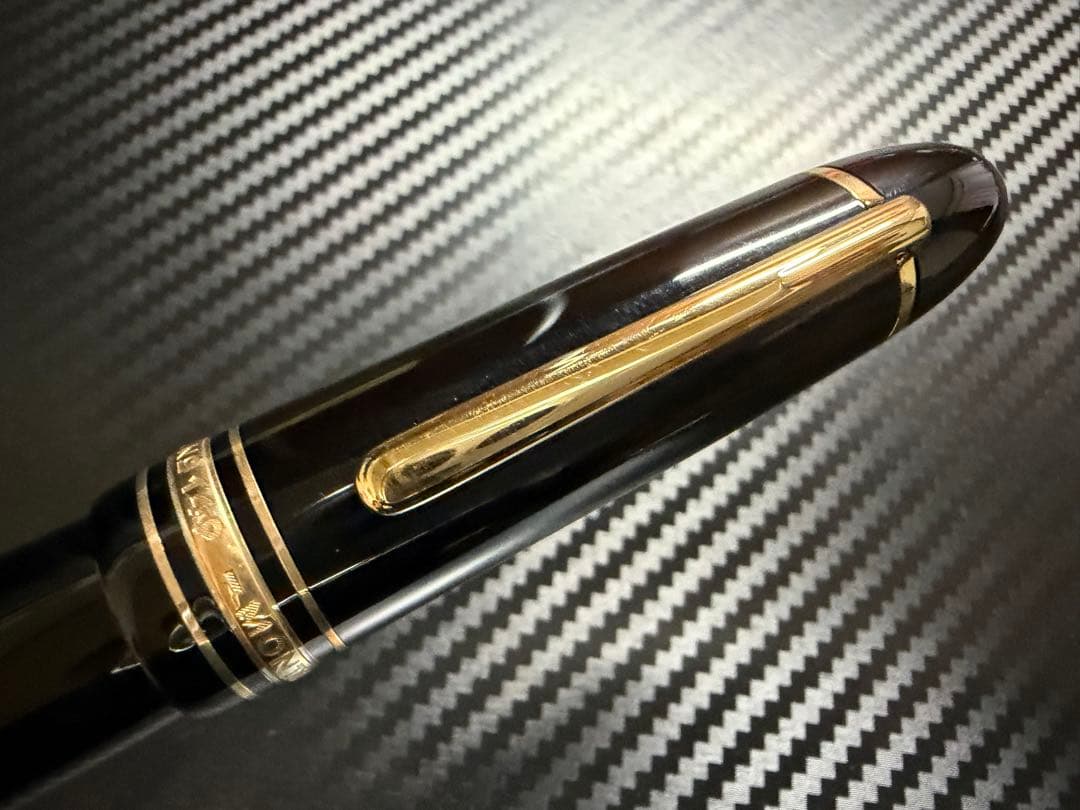 極美品 エボナイト芯 モンブラン 149 18K 中白 B 太字 万年筆