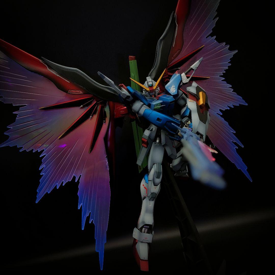 ガンダムSEED DESTINY　デスティニーガンダム　ガンプラMG 塗装完成品