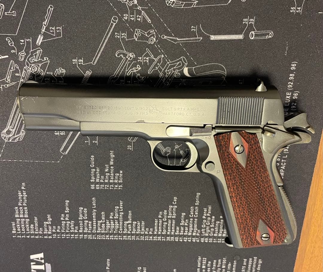 WAウエスタンアームズコルトM1911A1ミリタリーモデル（ABS樹脂）