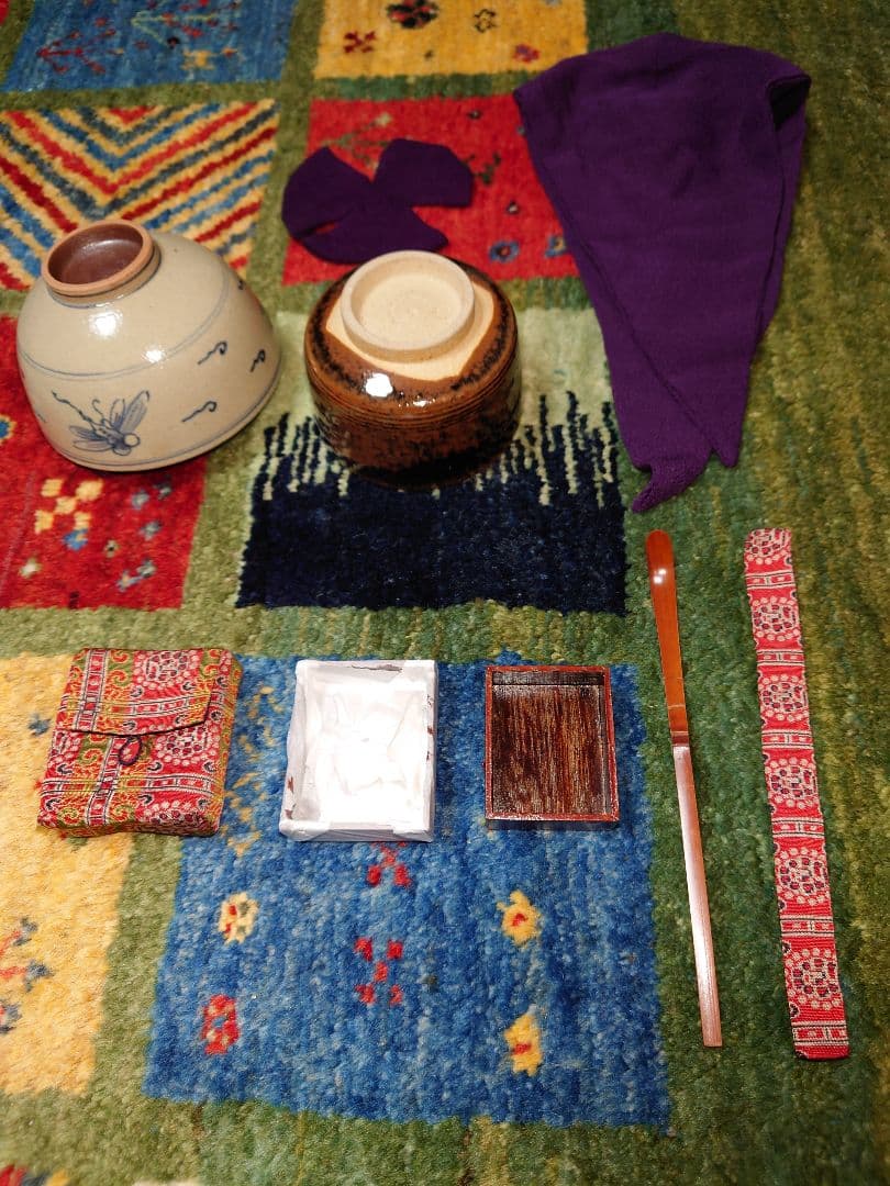 御所籠竹編み茶箱