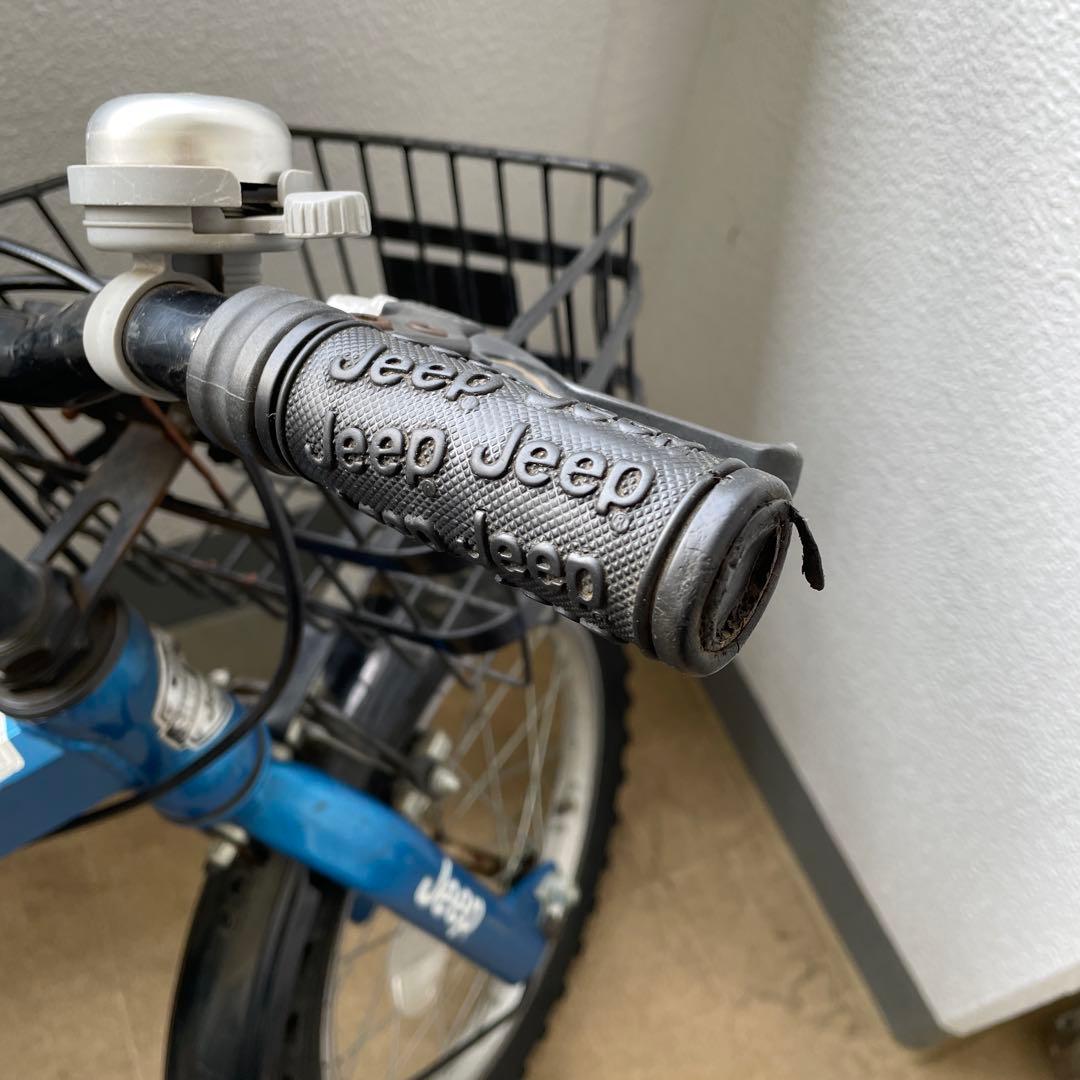 【中古】Jeep 16インチ　子供用自転車 青色