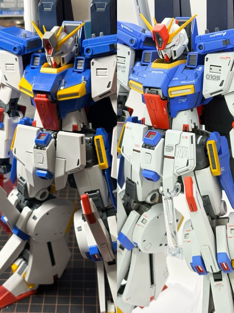 MG 強化型 zzガンダム ver.ka 全塗装 完成品 ダブルゼータ