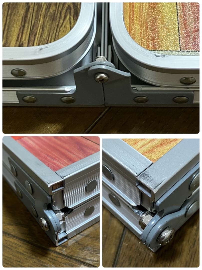 美品♡Colemanコールマン♡ナチュラルモザイクリビングテーブル180cm