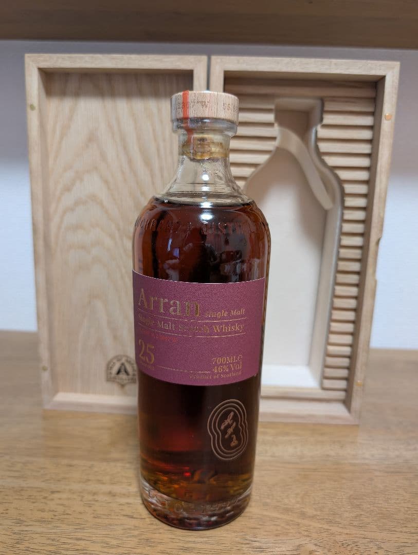 Arran 25年 シングルモルトスコッチウイスキー 700ml