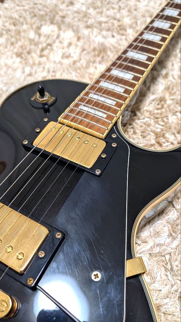 美品　Busker's　レスポール　カスタム　ギター　初心者10点セット　アンプ