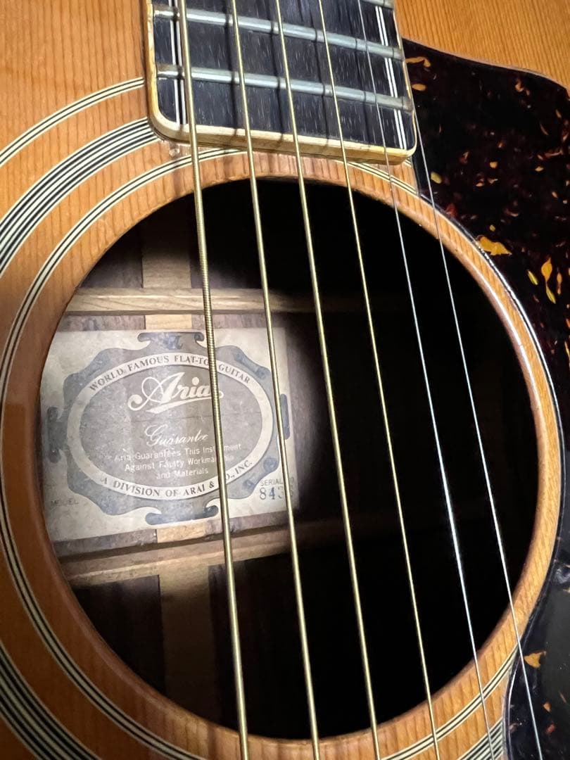 ギター Aria GL500 Guild F50 copy model 1970's