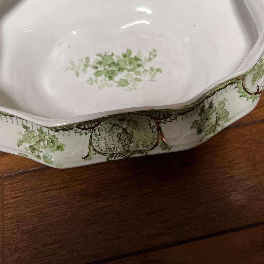 限定最終アンティークウェッジウッド高額キャセロールヴィンテージ形が凝ったデザイン