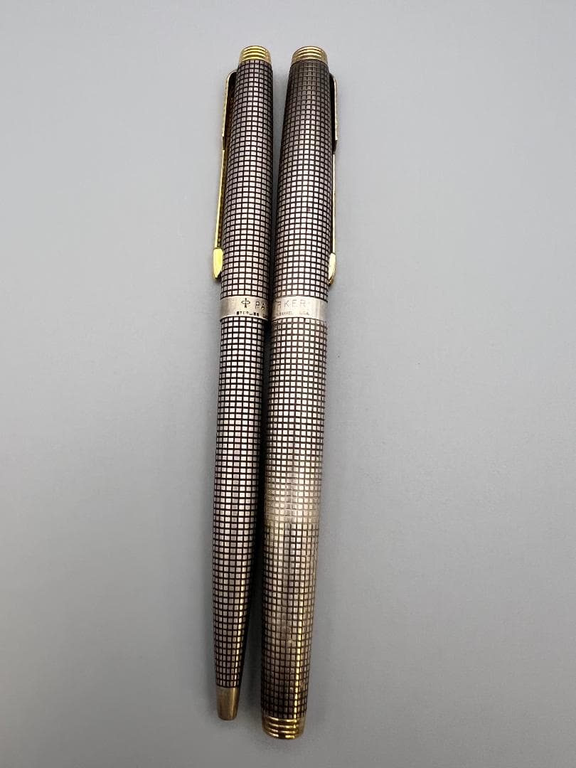 パーカー Parker USA製 スターリング 14K 万年筆 ボールペン ２本