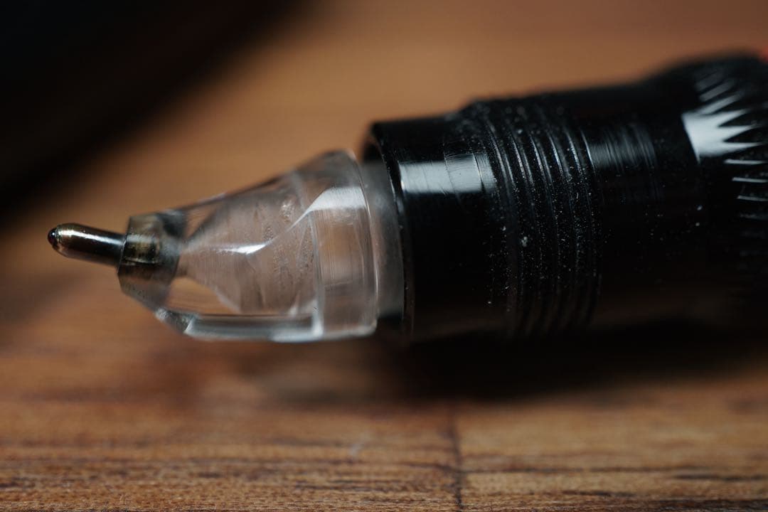 ロットリング ロールクリ 透明ニブ 万年筆 セルロイド/エボナイト 廃番製品