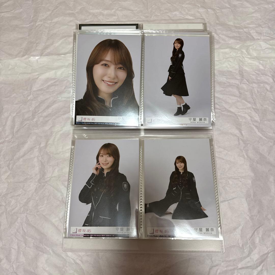 櫻坂46 守屋麗奈 封入 生写真 全種 コンプ HMV コンプ 自業自得 特典◯