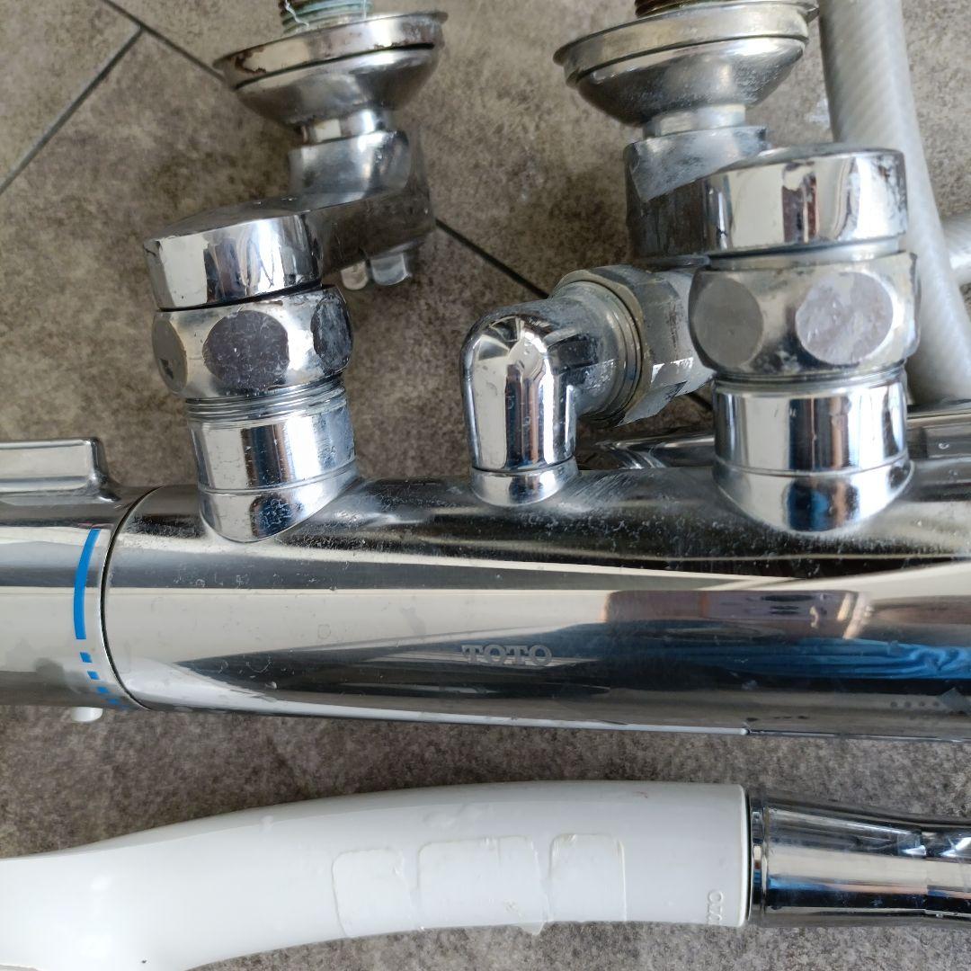 TOTO混合水栓 可調節 TMGG40E クロムメッキ シャワーヘッド