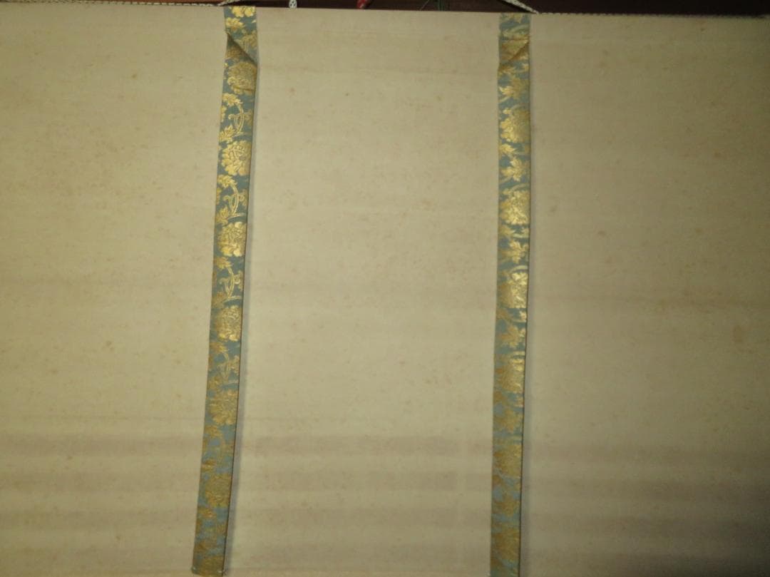 平高醒邨 　「日蓮上人 御影」（日蓮聖人座図） 　絹本 日本画　師；菊池桂月