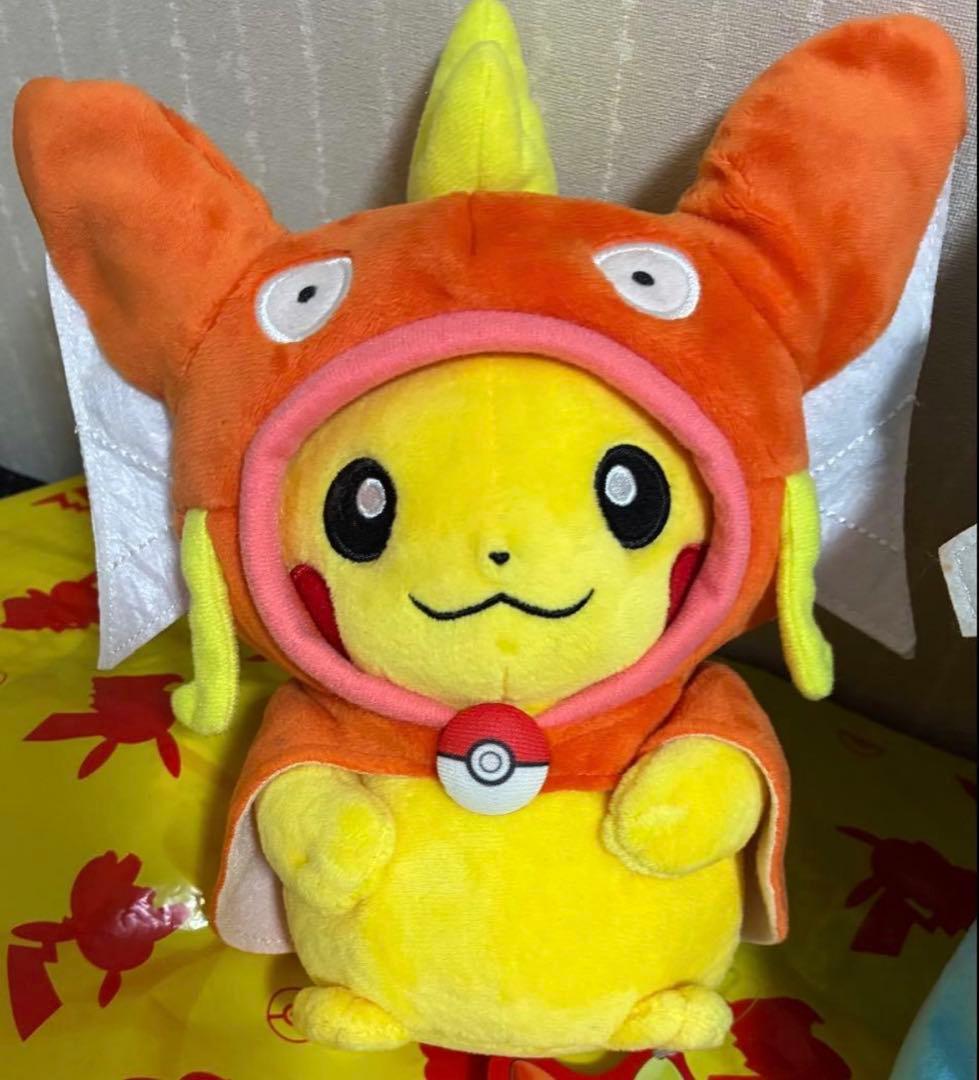 【タグ付】 ポケセン ピカチュウ ポンチョ ぬいぐるみ ギャラドス コイキング