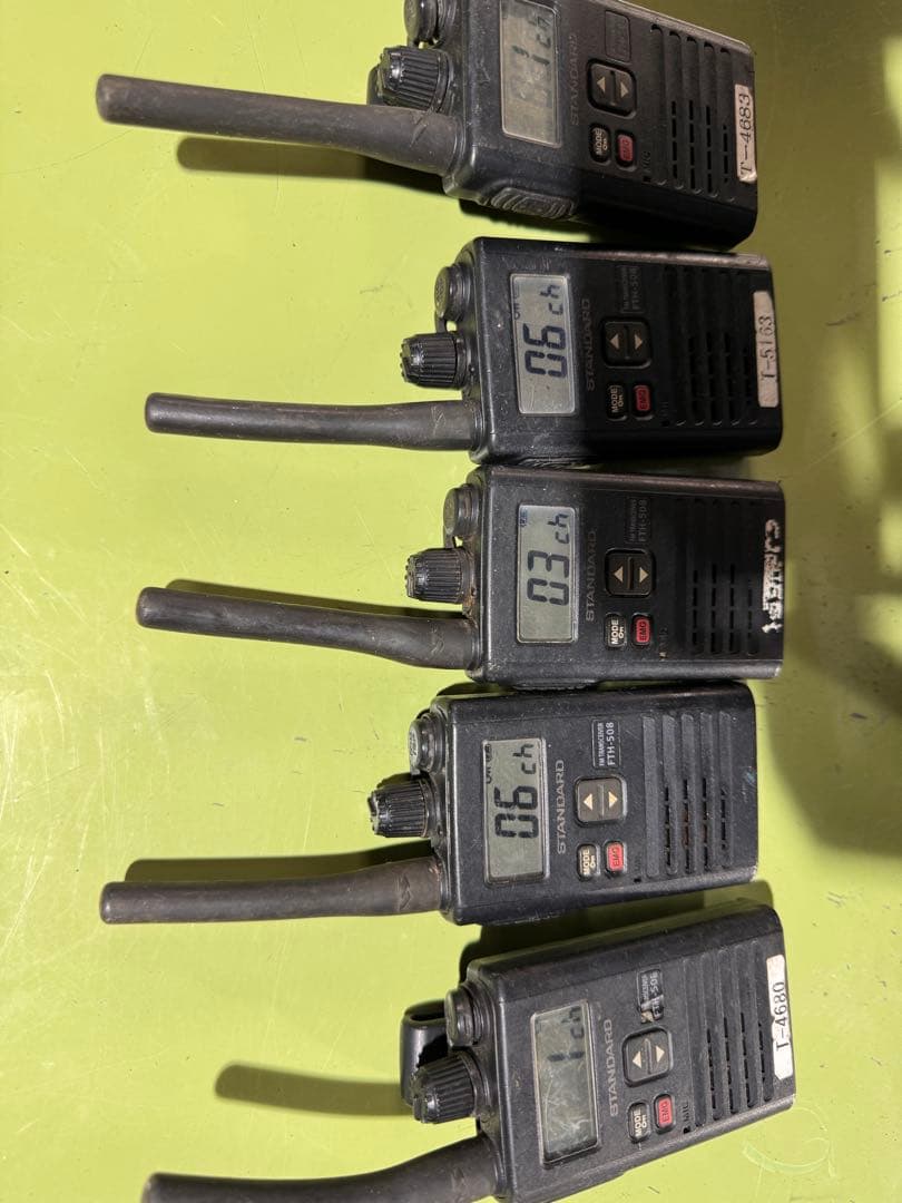 無線機 トランシーバー STANDARD FTH-508 YAESU 5台セット