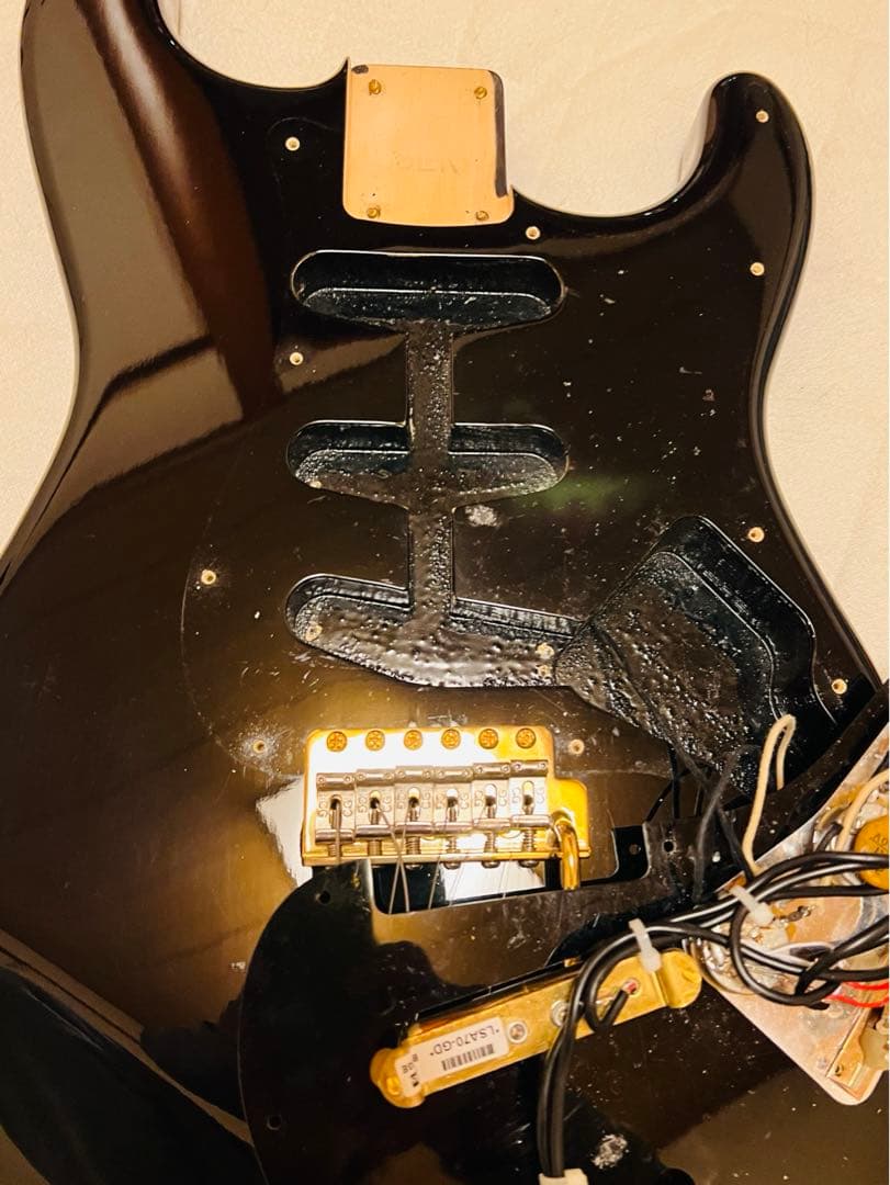 ギター Fender Japan Stratocaster ST62 ALLBLK