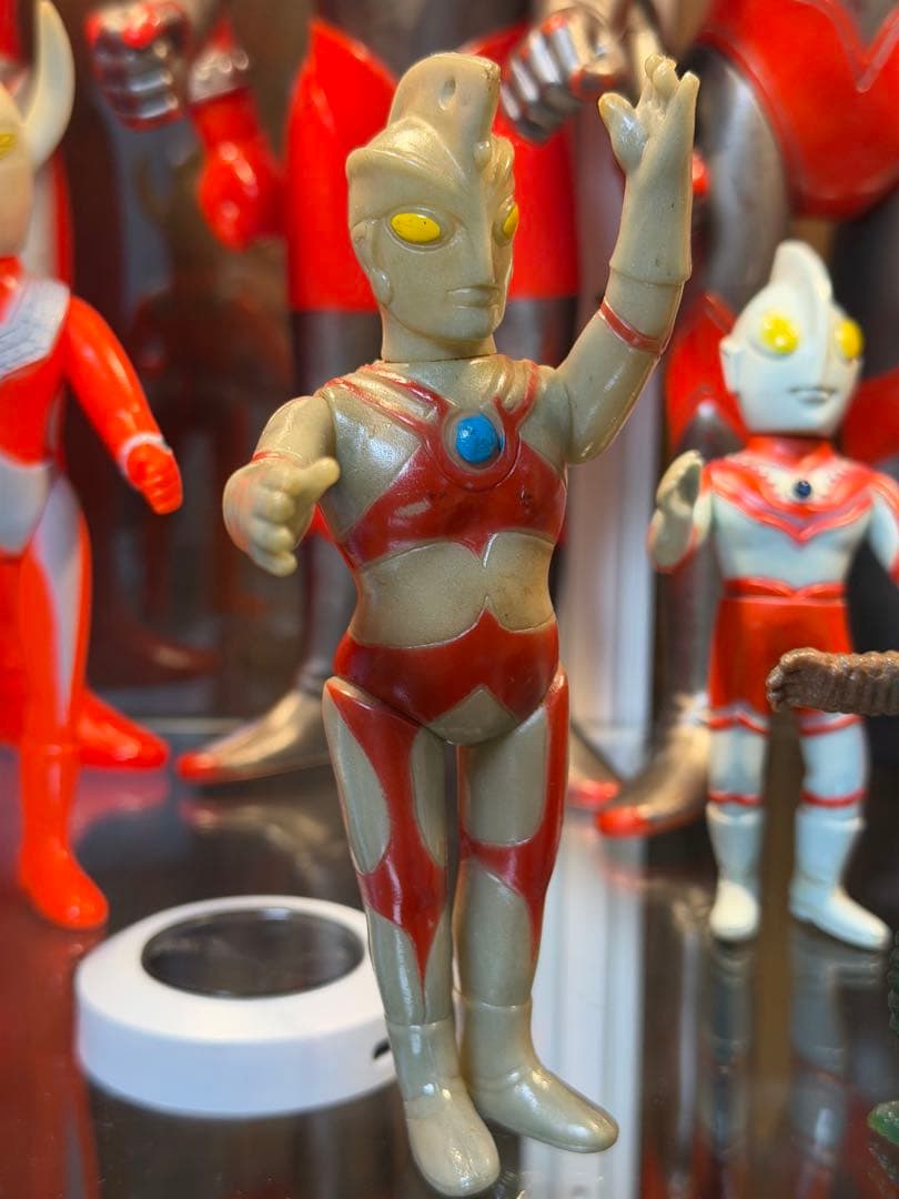 ウルトラマンエース ミドル ソフビ マルサン 当時物　１４cm