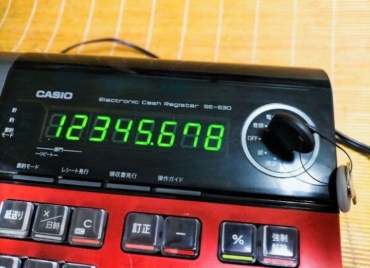 カシオレジスター　SE-S30　人気機種　送料無料　834001